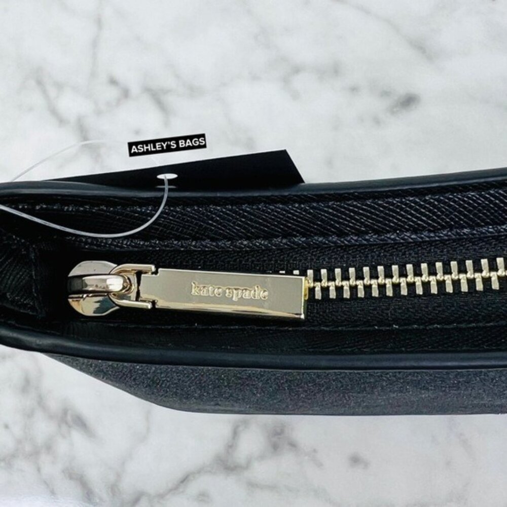 Kate Spade Glimmer Glitter Shoulder Bag In Black - Picture 7 of 12